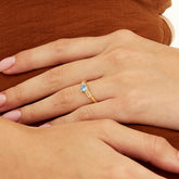 Heart Jewelled CZ Sterling Silver Ring